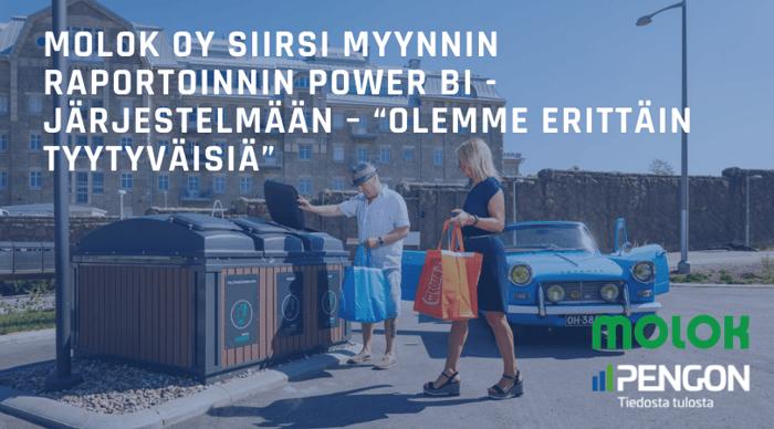 Molok Oy oli erittäin tyytyväinen yhteistyöhön Pengonin kanssa.
